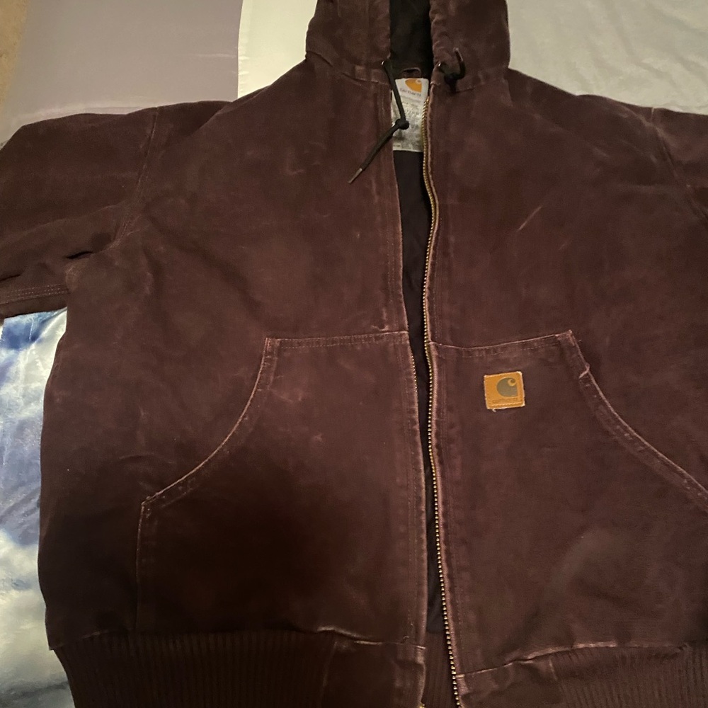 Carhartt Men's Purple Hooded Performance Jacket